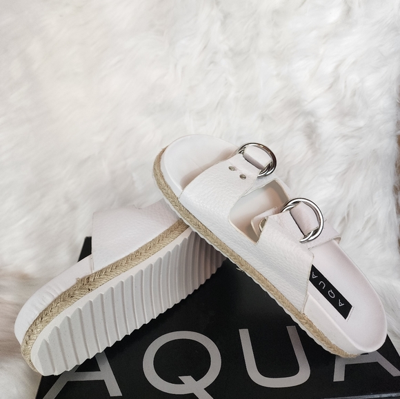 Aqua Women's Kai Slip On Espadrille Sandals - Picture 3 of 3